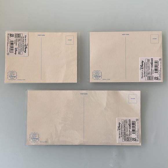 Set of 3 Art of Disney Post Cards from Disney Japan - Picture 2 of 6